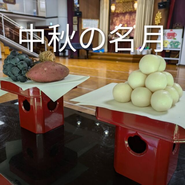 本日は中秋の名月
ススキや月見だんご、里芋などの秋の収穫物をお供えしました
10月に入り、キューピーバスも冬制服に衣替えしました

#永観堂幼稚園
#永観堂
#中秋の名月
#月見だんご 
#京都市私立幼稚園