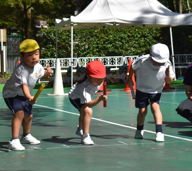 運動会のリハーサルを行いました

#永観堂幼稚園　
#永観堂　
#運動会　
#京都市私立幼稚園　
#京都市左京幼稚園